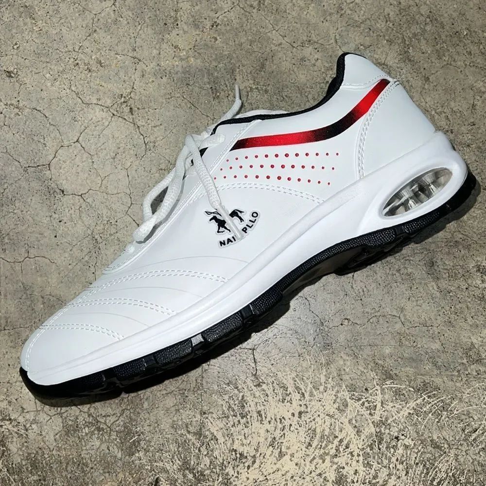* Naik Pllo white and red sneakers
